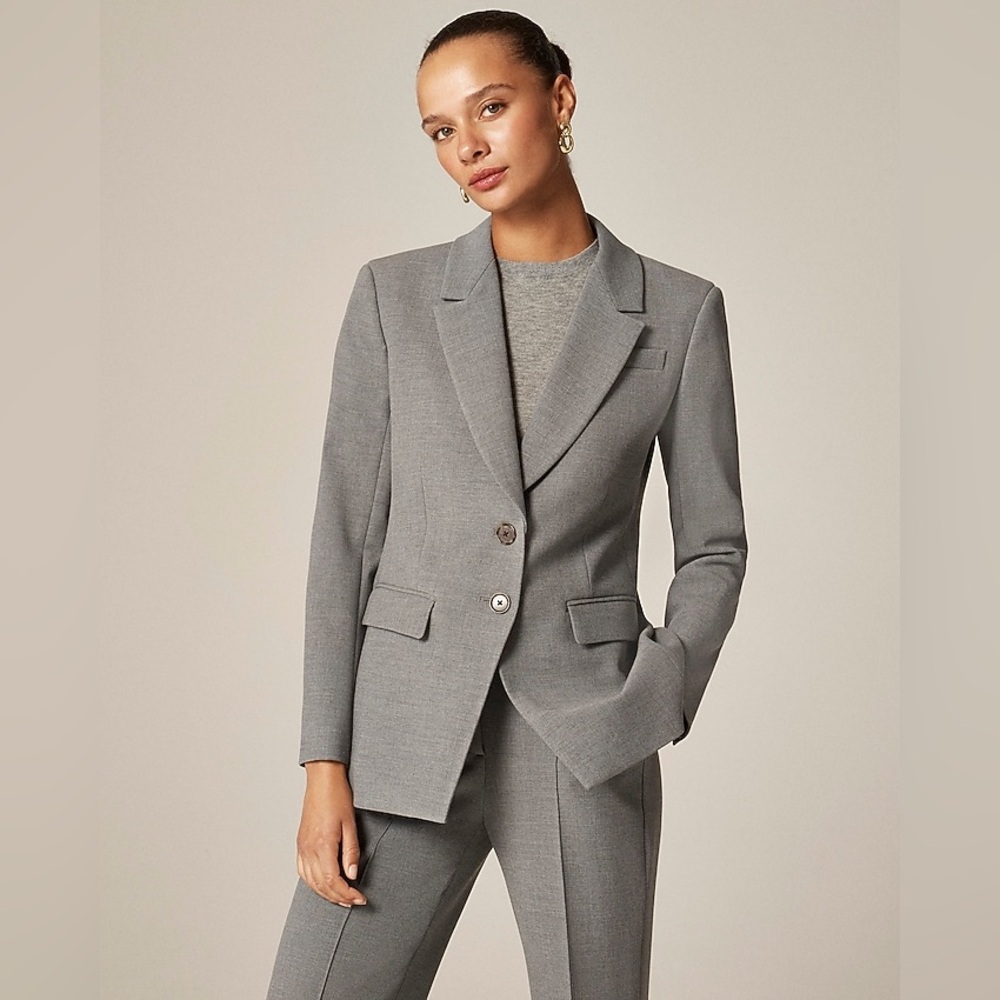 J Crew Madelyn Blazer In Four-Season Stretch Cc289